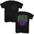 Panic! At The Disco - Purple Green T-Shirt - Black