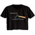 Pink Floyd - DSOTM Redux Ladies Crop Top - Black