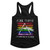 Pink Floyd - Rainbow Ladies Racerback Top - Black