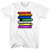 Sir Mix A Lot - Colorful Stacked Cassettes T-Shirt - White