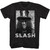 Slash - Portrait Name T-Shirt - Black