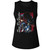 Stevie Ray Vaughan Kneeling Ladies Muscle Tank - Black