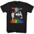 The B-52's - Band And Rainbow T-Shirt - Black