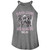 Twisted Sister Come Out & Play Ladies Rocker Tank - Gray