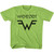 Weezer LOGO Youth T-Shirt - Lime Green