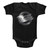 ZZ Top Metal Logo Baby Onesie - Black