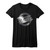 ZZ Top Metal Logo Ladies T-Shirt - Black