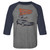 Back To The Future Rework Raglan Shirt - Navy / Gray