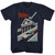 Back To The Future Simply Distressed T-Shirt - Navy