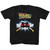 Back To The Future Tail Light Youth T-Shirt - Black