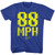 Back To The Future 88MPH T-Shirt - Royal