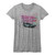 Back To The Future Time Machine Ladies T-Shirt - Gray