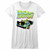 Back To The Future Tri Color Ladies T-Shirt - White