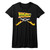 Back To The Future Blazing Fire Ladies T-Shirt - Black