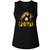 Candy Man Hole In Wall Ladies Muscle Tank - Black