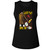 Candy Man Storybook Style Ladies Muscle Tank - Black