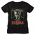 Hammer Horror Lee As Dracula Ladies T-Shirt - Black