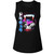 Hammer Horror Fangs Photos Ladies Muscle Tank - Black