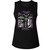 Hammer Horror Franken Drac Recolor Ladies Muscle Tank - Black