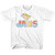 JAWS Broken Surf Board Youth T-Shirt - White