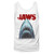 JAWS Stressed Tank Top - White