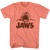 JAWS Neon Jaws T-Shirt - Retro Coral