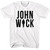 John Wick Silhouette Logo T-Shirt - White