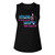 John Wick Neon Chrome Logo Ladies Muscle Tank - Black