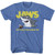 JAWS Cartoon Shark T-Shirt - Navy Heather