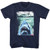 JAWS Folded Poster T-Shirt - Navy