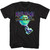 Killer Klowns Earth And Hand in Neon T-Shirt - Black