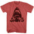 JAWS Burnt Jaws T-Shirt - Red
