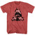 JAWS Burnt Jaws 2 T-Shirt - Red Heather