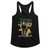 Saw Giant Puzzle Piece Ladies Racerback - Black