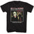 Saw Two Image Square T-Shirt - Black