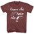 The Godfather If You Leave T-Shirt - Maroon