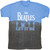 The Beatles Let It Be Split Dip-Dye T-shirt - Blue - Dip-Dye