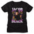 Twilight Jacob & Purple Lightning Ladies T-Shirt - Black