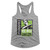 Hai Karate Green Chop Ladies Racerback - Gray