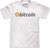 Bitcoin Crypto Currency Logo T-Shirt - White