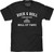 Rock & Roll Hall Of Fame Cleveland Ohio Logo T-Shirt - Black