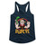 Popeye Spinach Ladies Racerback - Navy