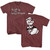 Popeye F/B Arms Crossed T-Shirt - Maroon