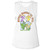 MTV Music Moves Us All Ladies Muscle Tank - White