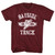 Saved By The Bell Track T-Shirt - Maroon