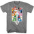 Voltron Sword Pilots & Lions T-Shirt - Graphite