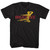 Bruce Lee Flying Oval T-Shirt - Black