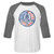 Shelby Flag Logo Raglan Shirt - Gray & White