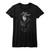James Dean Leaning Ladies T-Shirt - Black