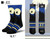 E.T. Escape Socks - Black/ Blue